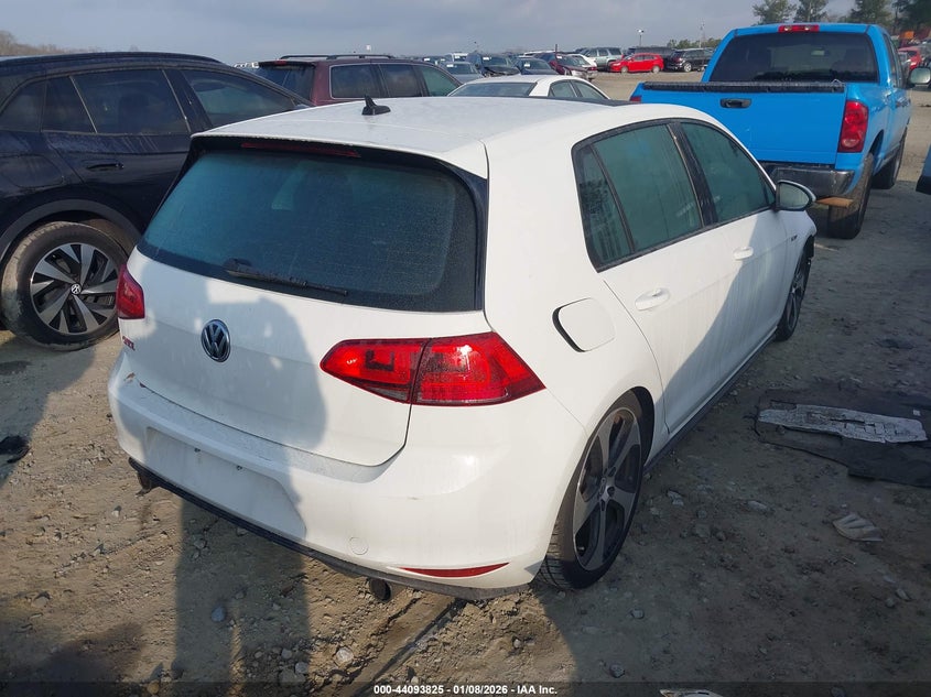 2016 Volkswagen Golf Gti Autobahn W/Performance Package 4-Door