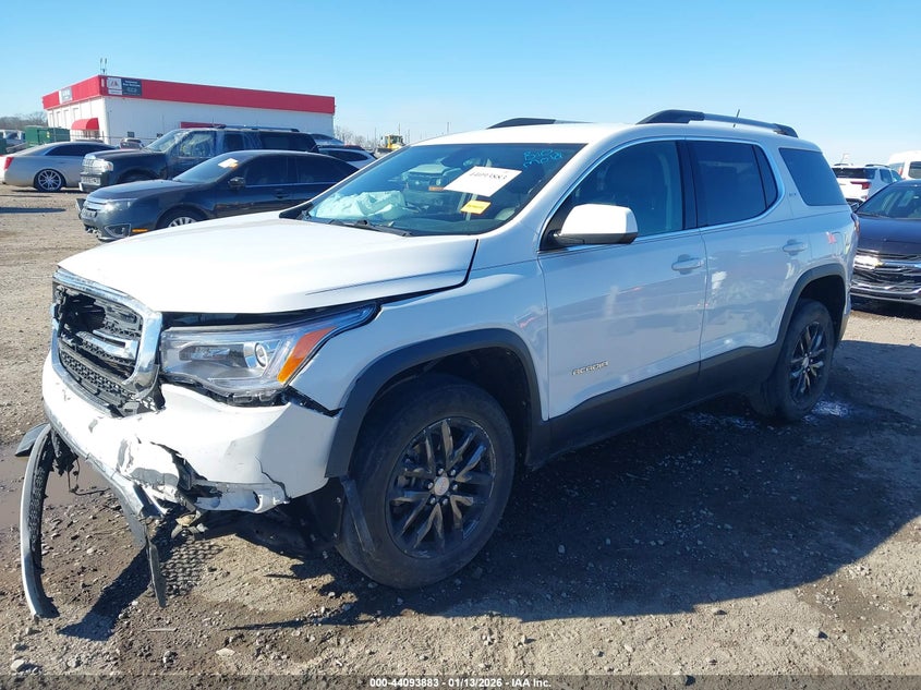 Vin: 1gkknmls2kz264726, lot: 44589736, gmc acadia slt-1 20192