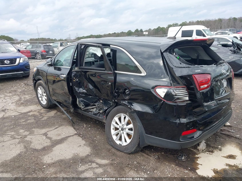 Vin: 5xypg4a35kg577338, lot: 44589811, kia sorento 2.4l l 20193