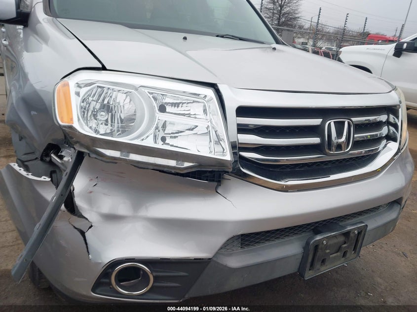 5FNYF3H5XCB022192 2012 Honda Pilot 3.5 Ex-L grey