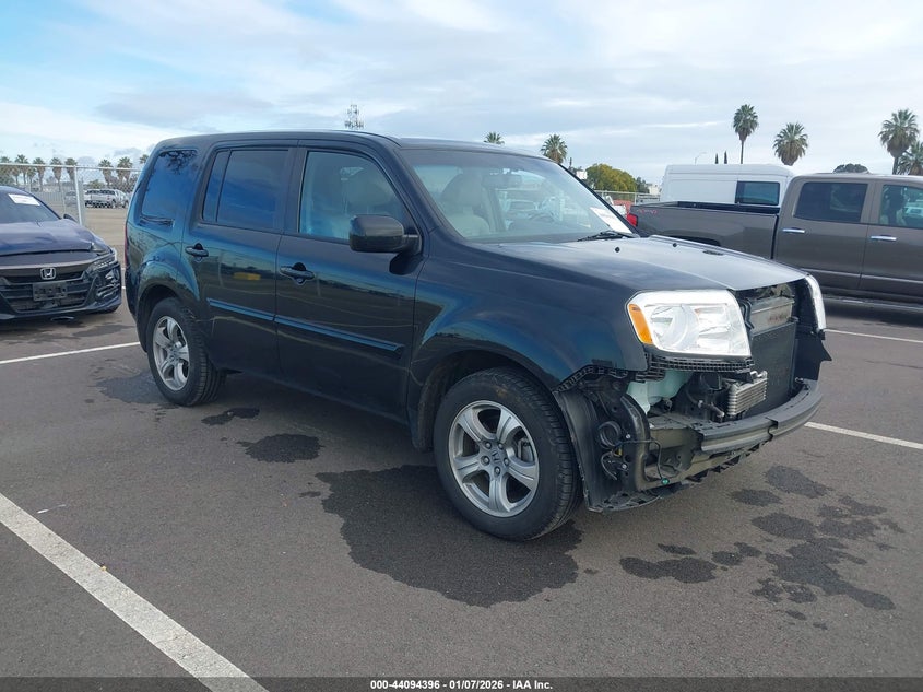 5FNYF4H58CB068271 2012 Honda Pilot Ex-L auction photo 1
