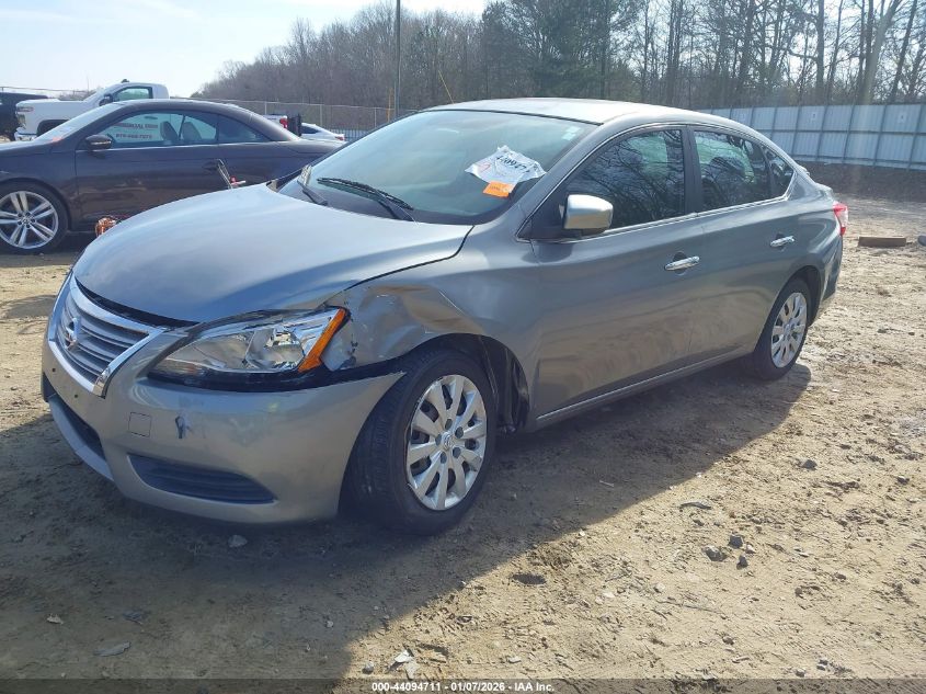 2014 Nissan Sentra Fe+ S/Fe+ Sv/S/Sl/Sr/Sv