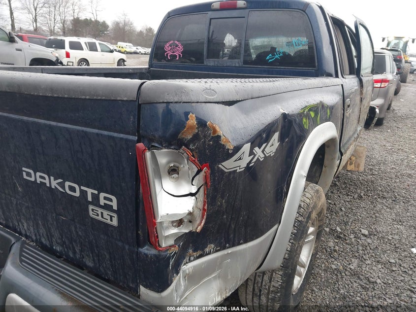 2004 Dodge Dakota Slt VIN: 1D7HG48N94S607987 Lot: 44094916