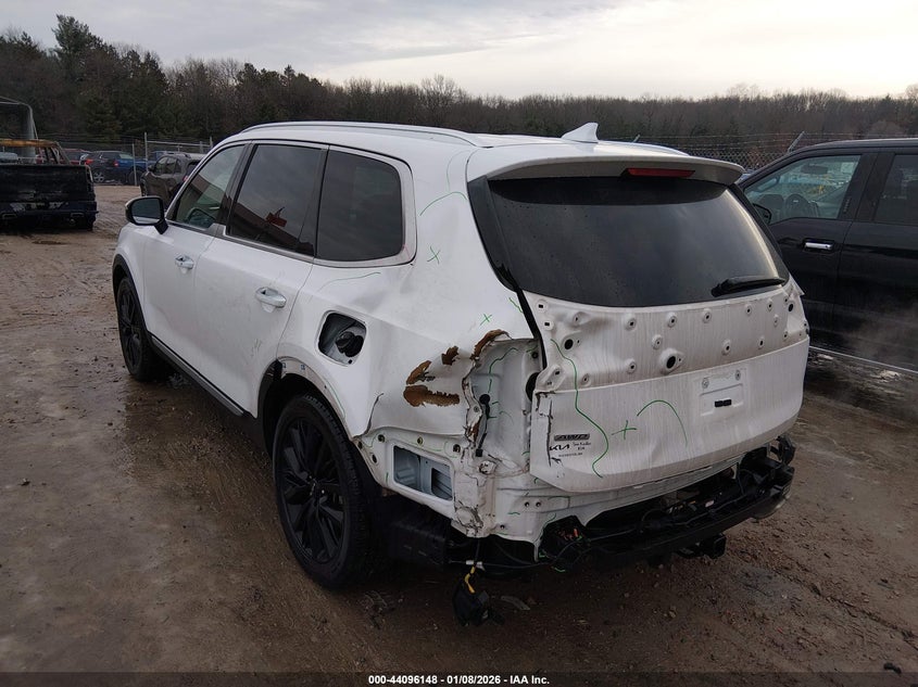 VIN 5XYP5DHC9NG317248 2022 KIA TELLURIDE SX
