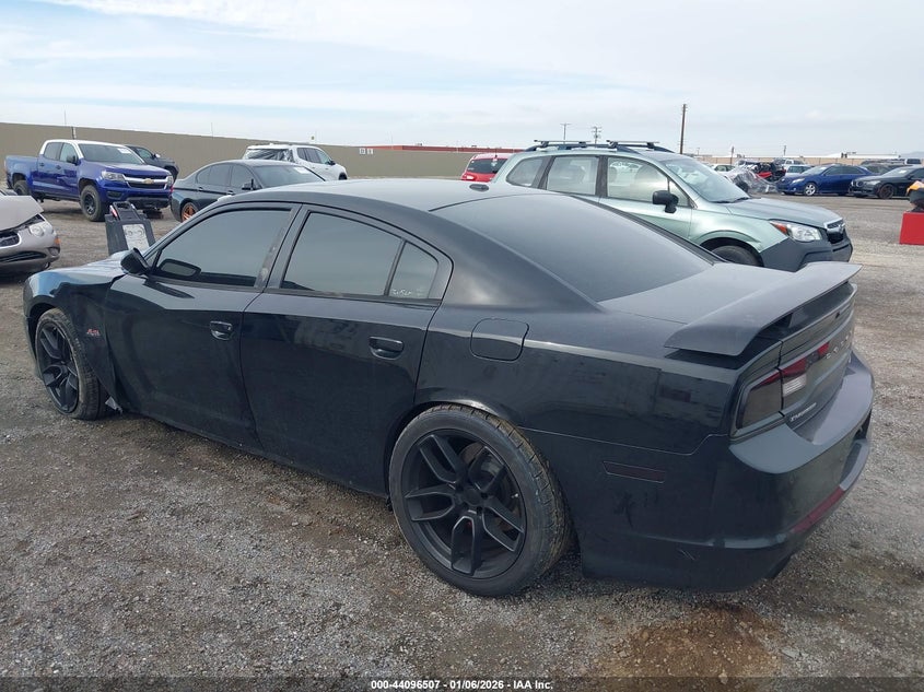 2012 Dodge Charger 6.4 Srt8 black Lot 111044096507 Vin 2C3CDXEJ2CH270279
