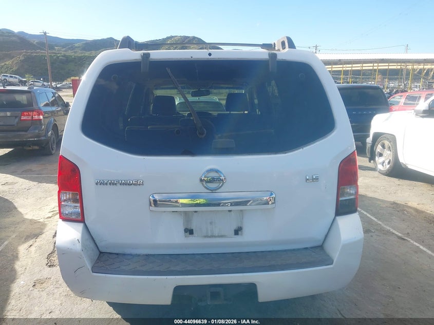 2008 Nissan Pathfinder Le VIN: 5N1AR18U68C635074 Lot: 44096639