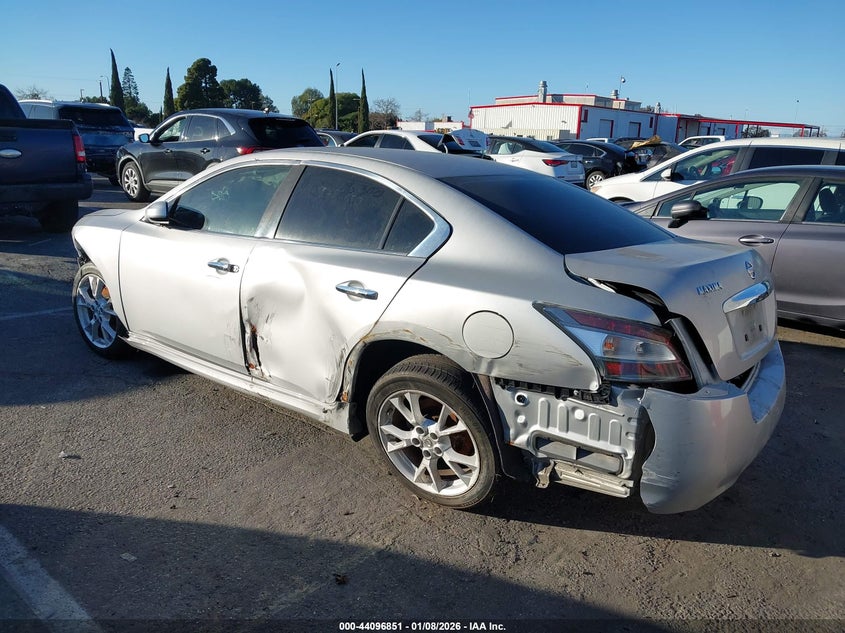 2012 Nissan Maxima 3.5 3.5 S silver Lot 111044096851 Vin 1N4AA5AP0CC803569