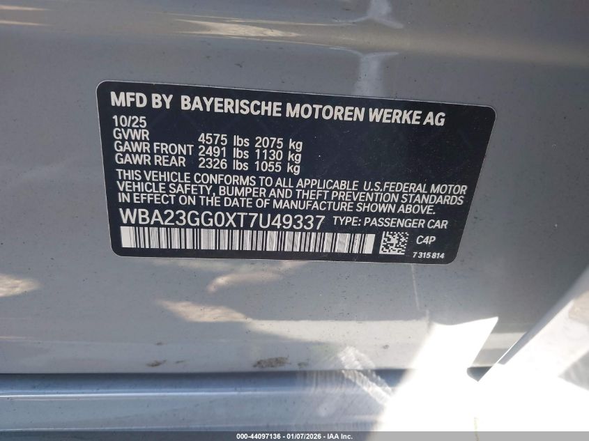 2026 BMW 2 Series - WBA23GG0XT7U49337