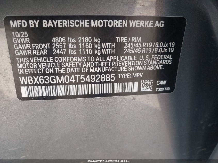 2026 BMW X2 - WBX63GM04T5492885