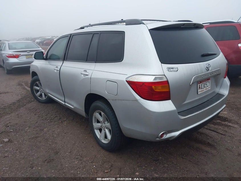 Vin: 5tdza3eh3as006006, lot: 44593081, toyota highlander 20103