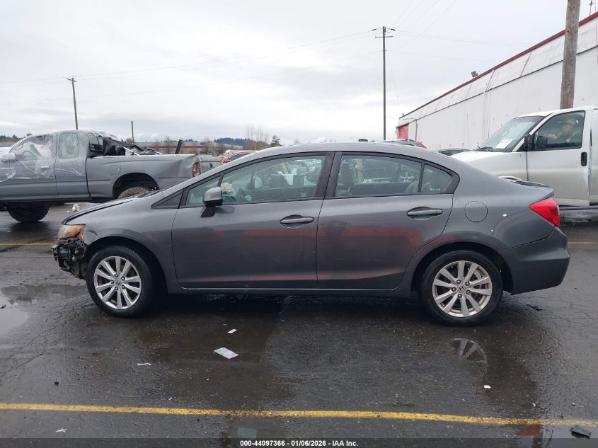 2012 Honda Civic Ex VIN: 2HGFB2F87CH313996 Lot: 44097366