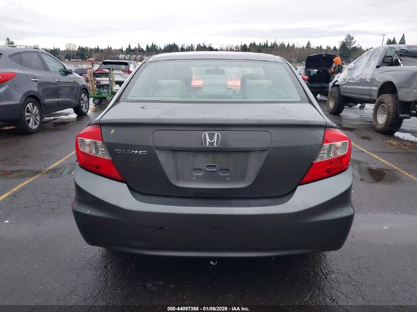 2012 Honda Civic Ex VIN: 2HGFB2F87CH313996 Lot: 44097366