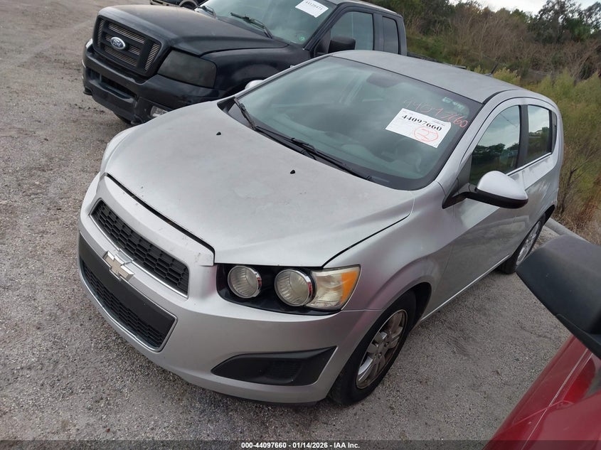 Vin: 1g1jc6sh8d4157655, lot: 44593517, chevrolet sonic lt auto 20132