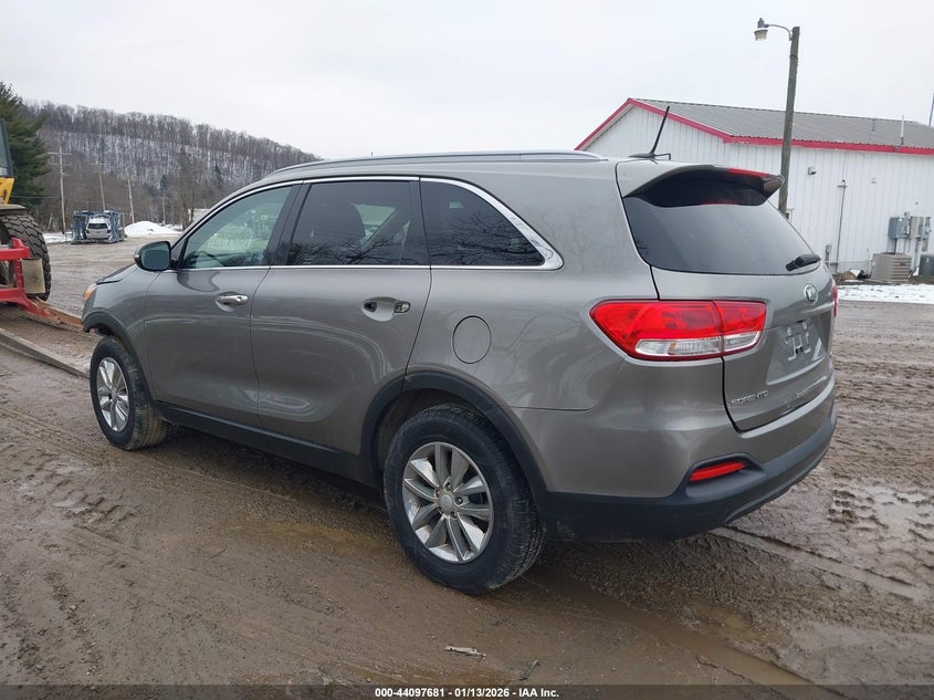 Vin: 5xypg4a34hg239325, lot: 44593538, kia sorento 2.4l lx 20173