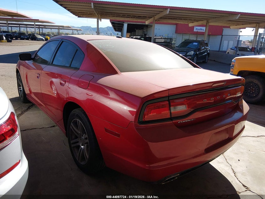 Vin: 2c3cdxhg2ch135884, lot: 44593581, dodge charger sxt 20123