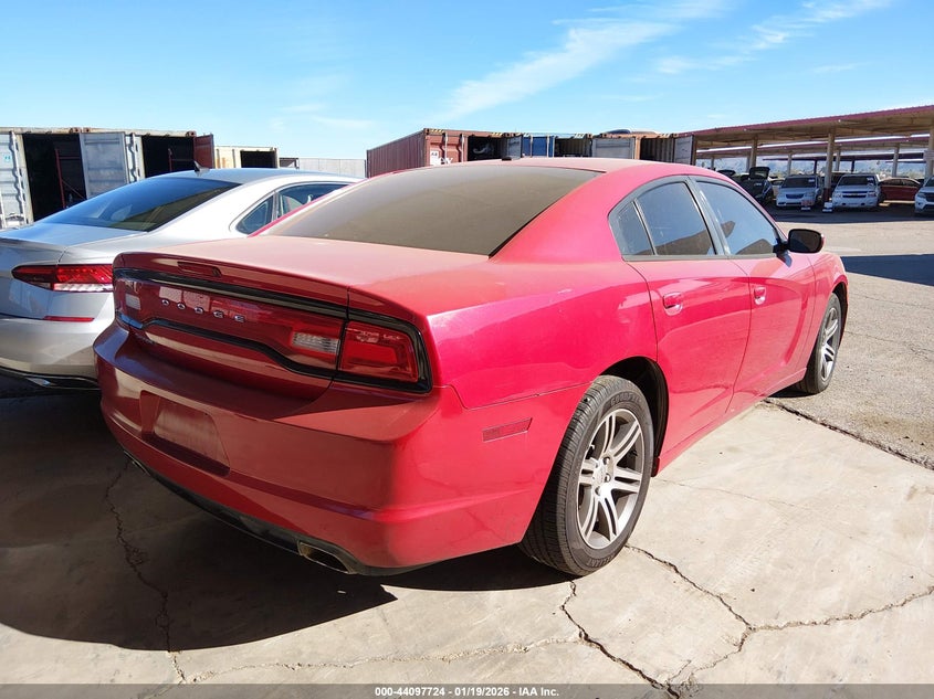 Vin: 2c3cdxhg2ch135884, lot: 44593581, dodge charger sxt 20124