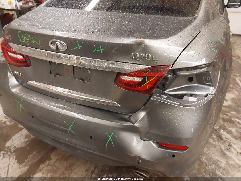 2018 Infiniti Q70L 3.7X Luxe VIN: JN1BY1PR3JM370240 Lot: 44097855