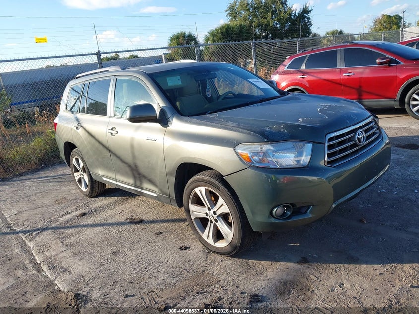 JTEDS43A282051230 2008 Toyota Highlander Sport auction photo 1