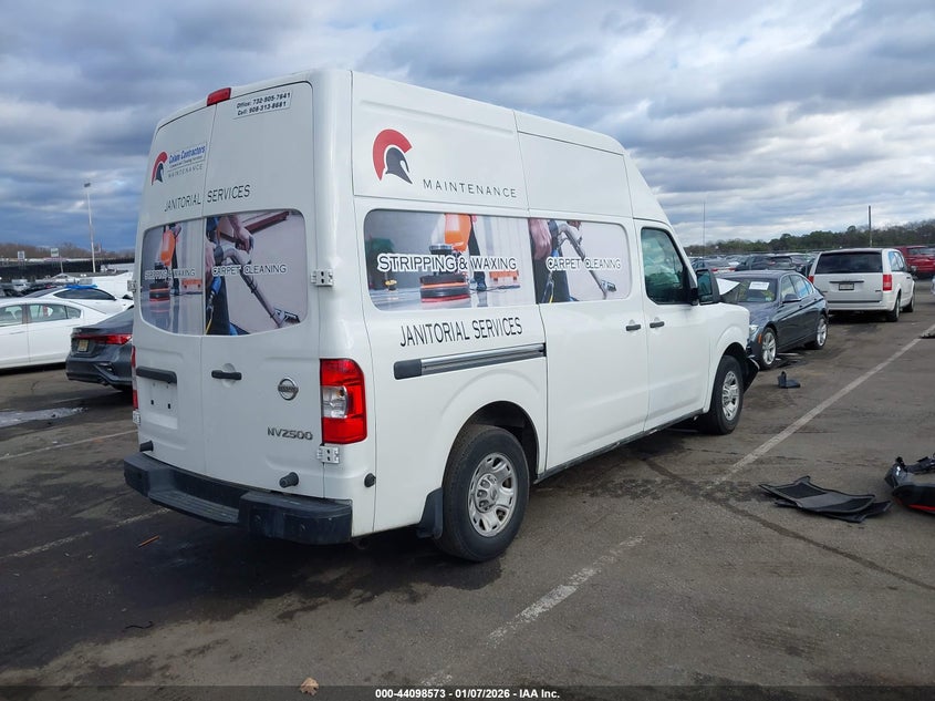 2018 Nissan Nv Cargo Nv2500 Hd Sv V6