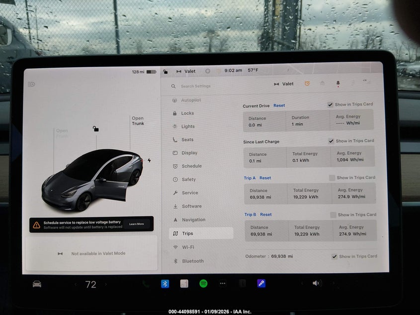 VIN 5YJ3E1EB8KF452040 2019 TESLA MODEL 3 LONG RANGE/PERFORMANCE