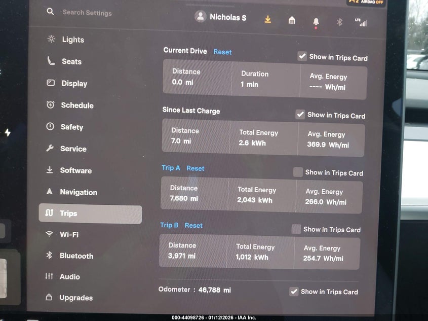 2021 Tesla Model 3 Standard Range Plus Rear-Wheel Drive VIN: 5YJ3E1EA6MF982811 Lot: 44098726