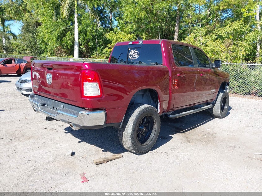 Vin: 1c6rreft1mn609562, lot: 44594829, ram 1500 big horn  4x2 5'7 box 20214