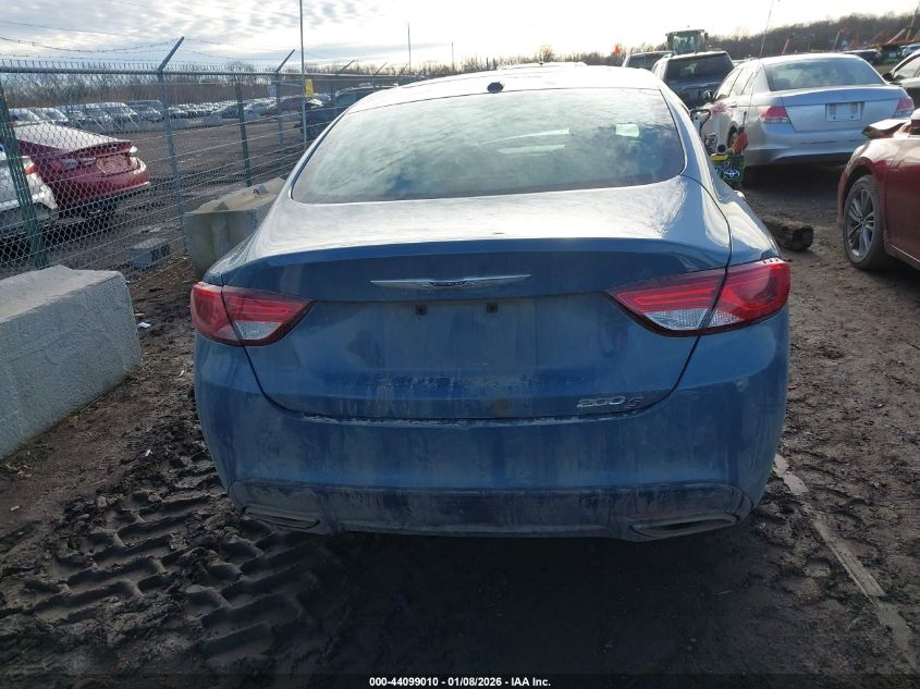 2015 Chrysler 200 S VIN: 1C3CCCBB5FN550766 Lot: 44099010