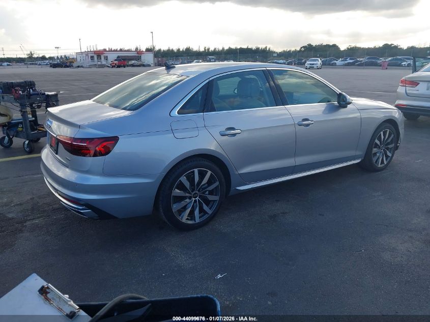 2024 Audi A4 Premium 40 Tfsi Quattro S Tronic