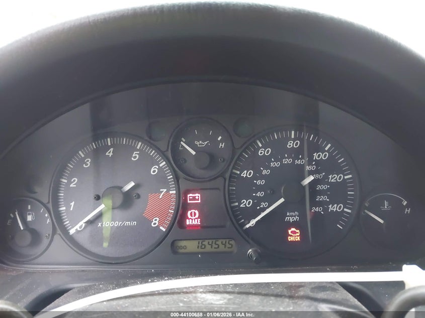 2000 Mazda Mx-5 Miata Ls/Special Edition VIN: JM1NB3537Y0144242 Lot: 44100658