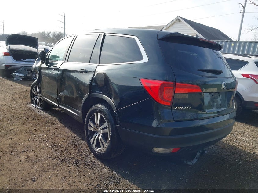Vin: 5fnyf6h53jb036966, lot: 44596609, honda pilot ex-l 20183
