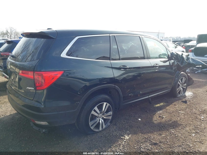 Vin: 5fnyf6h53jb036966, lot: 44596609, honda pilot ex-l 20184