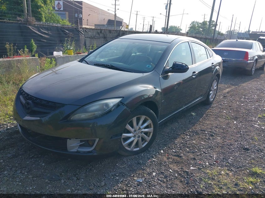 2012 Mazda 6 2.5 I Touring grey Lot 111044101567 Vin 1YVHZ8DH7C5M35607