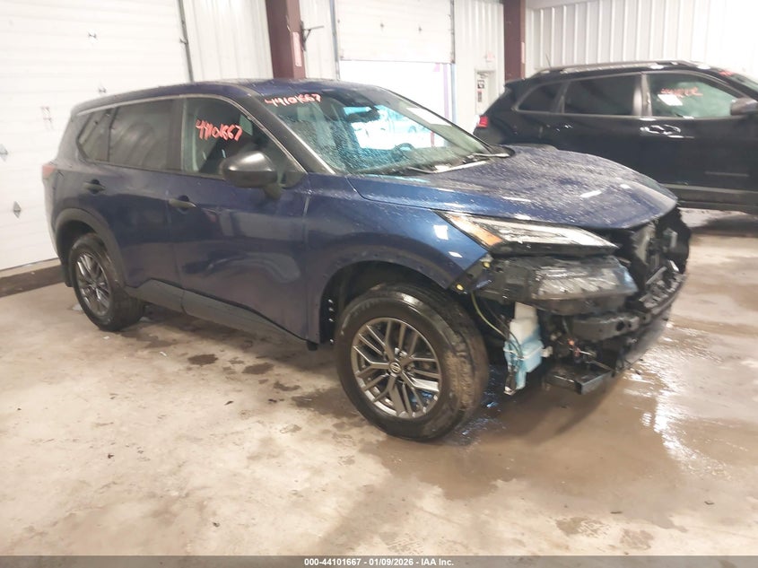 5N1AT3AB2MC813157 2021 Nissan Rogue S Intelligent Awd auction photo 1