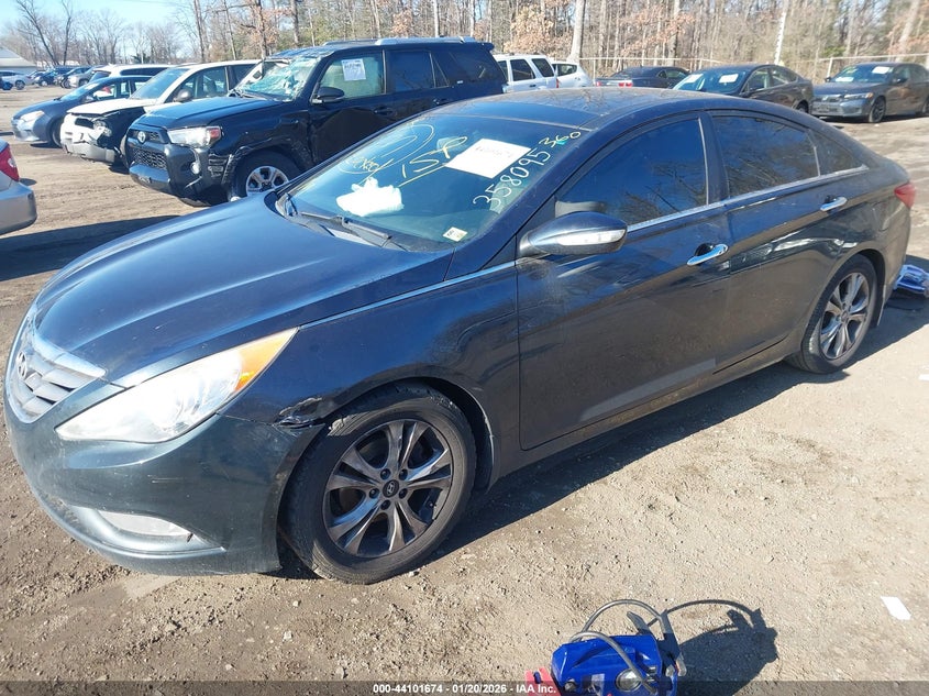 5NPEC4ACXCH358095 2012 Hyundai Sonata 2.4 Limited grey