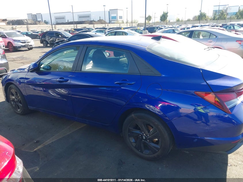 2022 Hyundai Elantra Sel VIN: KMHLM4AG7NU255101 Lot: 44101811