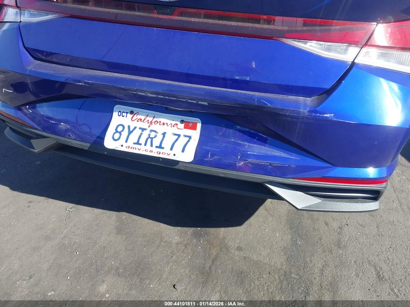 2022 Hyundai Elantra Sel VIN: KMHLM4AG7NU255101 Lot: 44101811