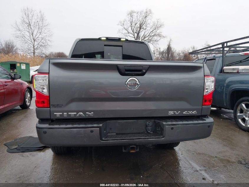 2017 Nissan Titan Sv VIN: 1N6AA1E51HN556986 Lot: 44102233