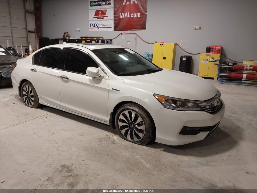 JHMCR6F53HC009972 2017 Honda Accord Hybrid Ex-L auction photo 1