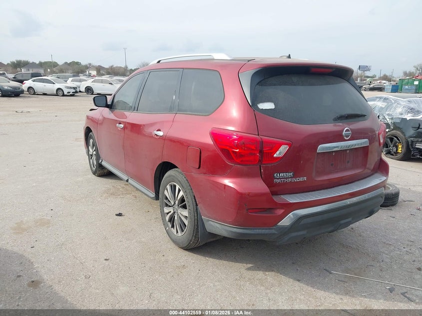 VIN 5N1DR2MN6HC655326 2017 NISSAN PATHFINDER S