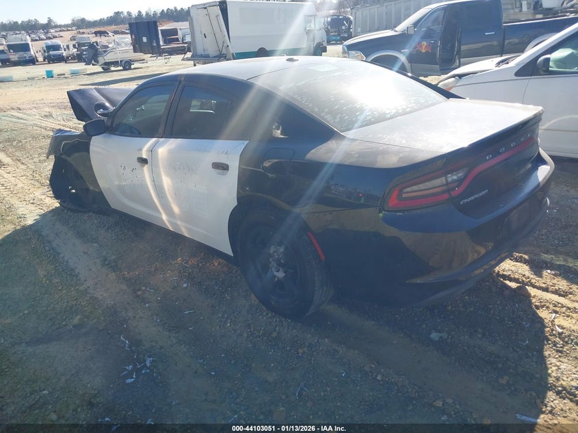 Vin: 2c3cdxat2jh180070, lot: 44598908, dodge charger police rwd 20183