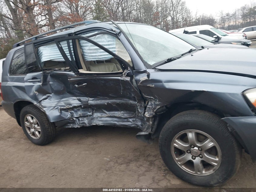 2006 Toyota Highlander V6 VIN: JTEHP21A060187312 Lot: 44103163
