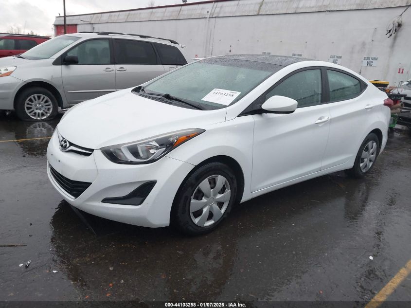 2016 Hyundai Elantra Se