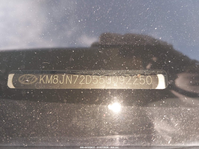 2005 Hyundai Tucson Gls/Lx VIN: KM8JN72D55U092250 Lot: 44103622