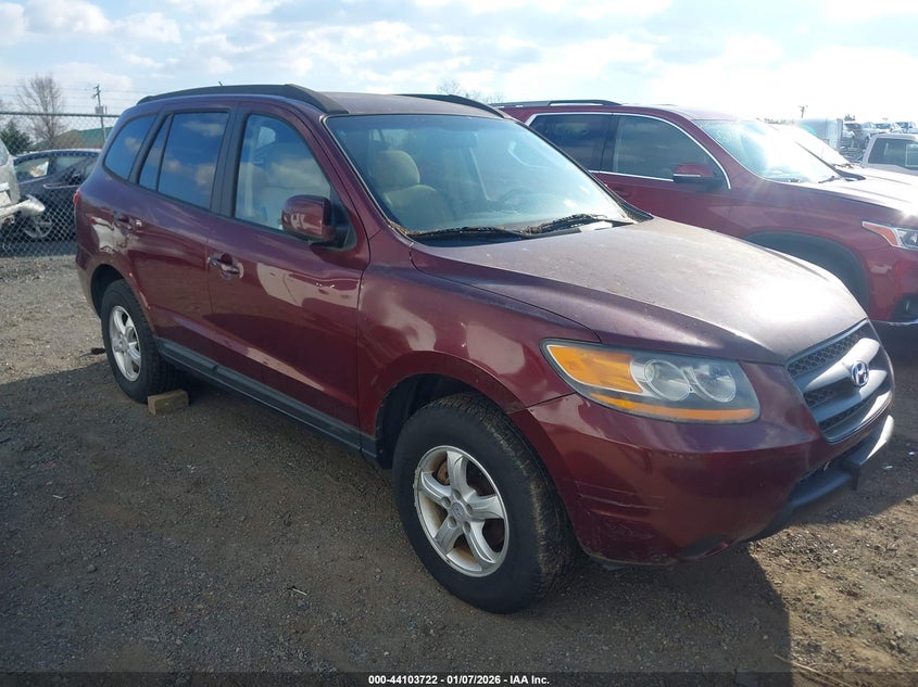 5NMSG13D68H141238 2008 Hyundai Santa Fe Gls auction photo 1