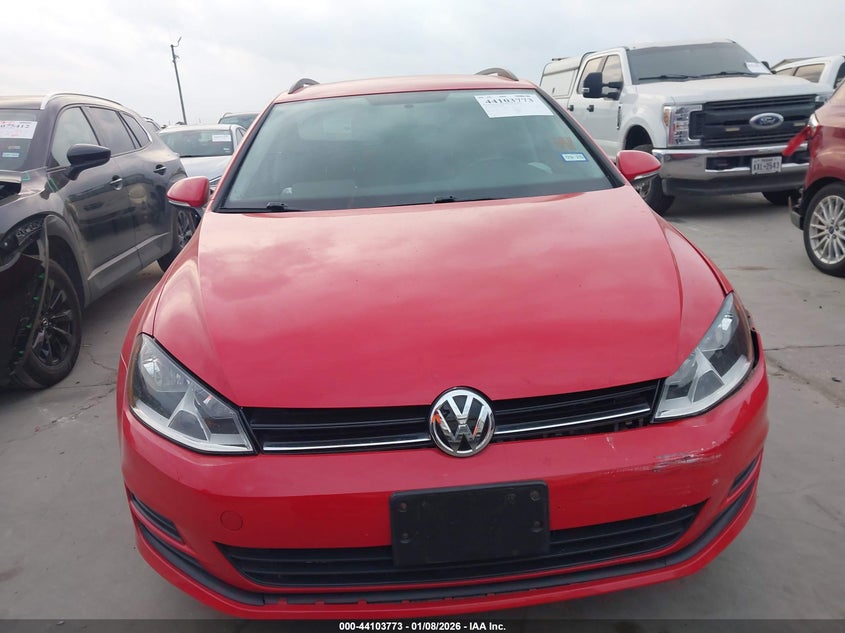 2017 Volkswagen Golf Sportwagen Tsi S VIN: 3VWC17AU2HM500915 Lot: 44103773