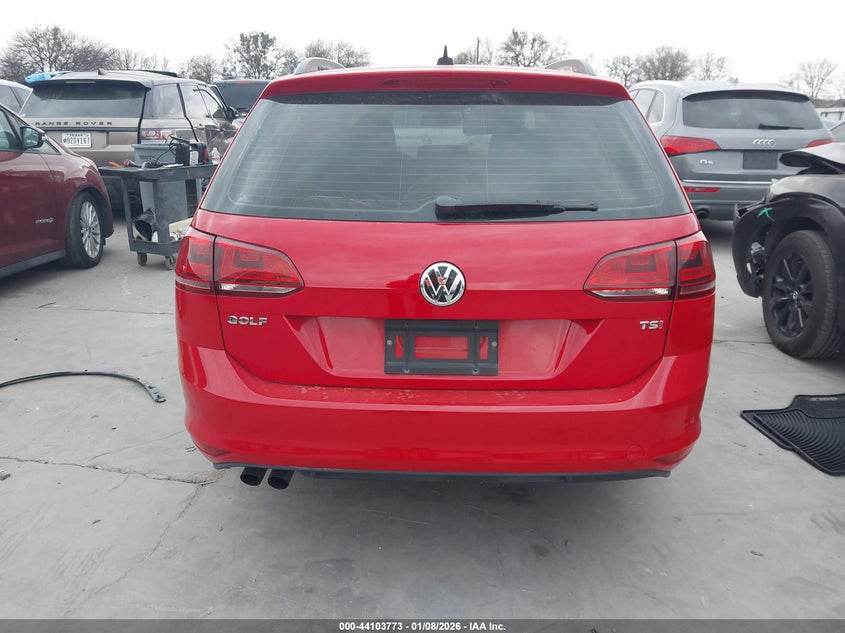 2017 Volkswagen Golf Sportwagen Tsi S VIN: 3VWC17AU2HM500915 Lot: 44103773