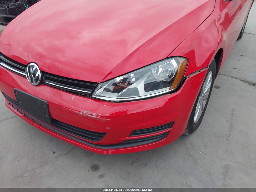 2017 Volkswagen Golf Sportwagen Tsi S VIN: 3VWC17AU2HM500915 Lot: 44103773