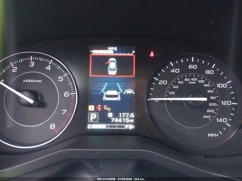 VIN 4S3GTAD60K3707465 2019 SUBARU IMPREZA 2.0I PREMIUM