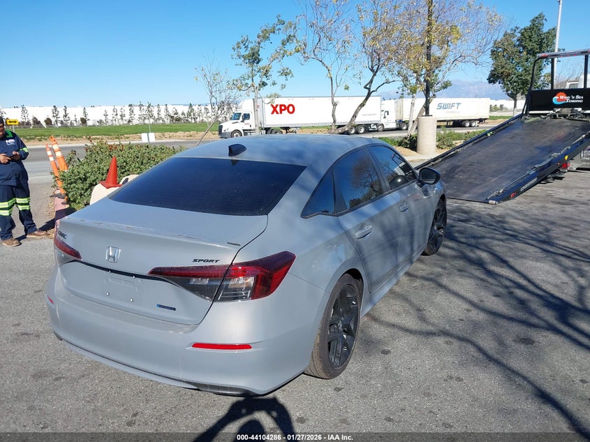 Vin: 2hgfe4f80th308030, lot: 44600143, honda civic hybrid sport/sport touring 20264