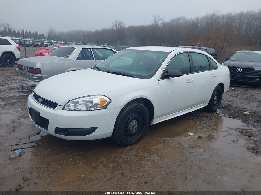 Vin: 2g1wd5e39c1317033, lot: 44600311, chevrolet impala police 20122